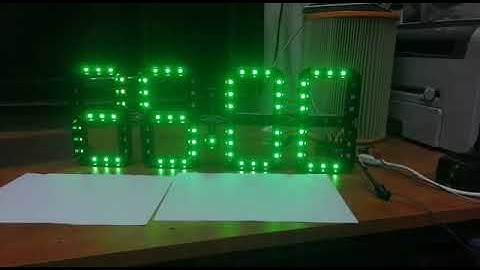 Часы WS2812B Arduino