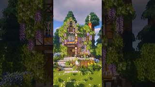 Minecraft Speedbuild Ivy Cottage!🌲 #minecraft #minecraftjava #minecraftbuilding #shorts #short #fyp