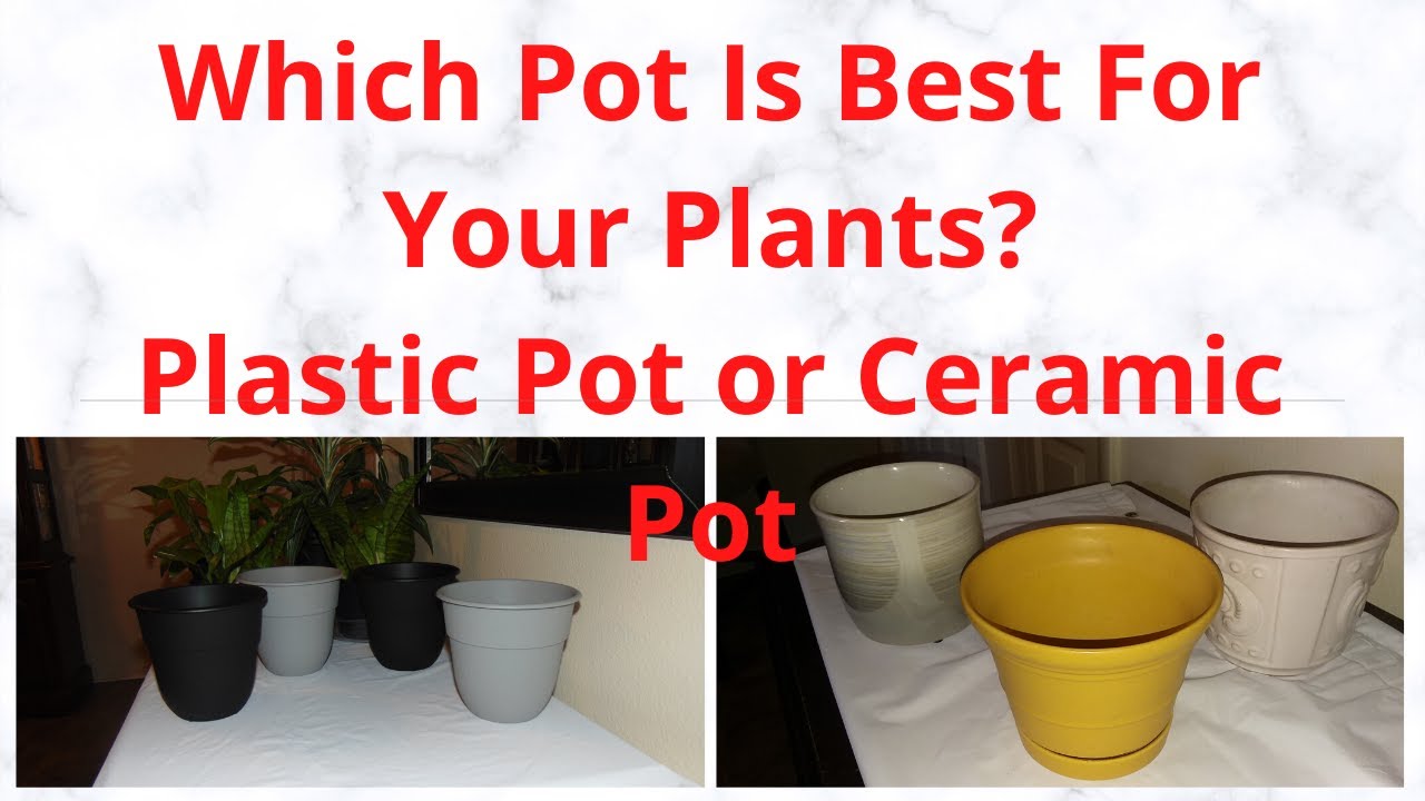 Plastic Pots Versus Ceramic Pots Making a Drainage Hole In Pots Epi