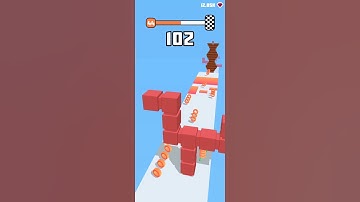 Stack Slice 🍰😆 Very Relaxing Gameplay (Level 44)#shorts