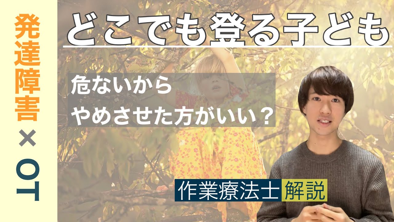 発達 障害 高い ところ に 登る