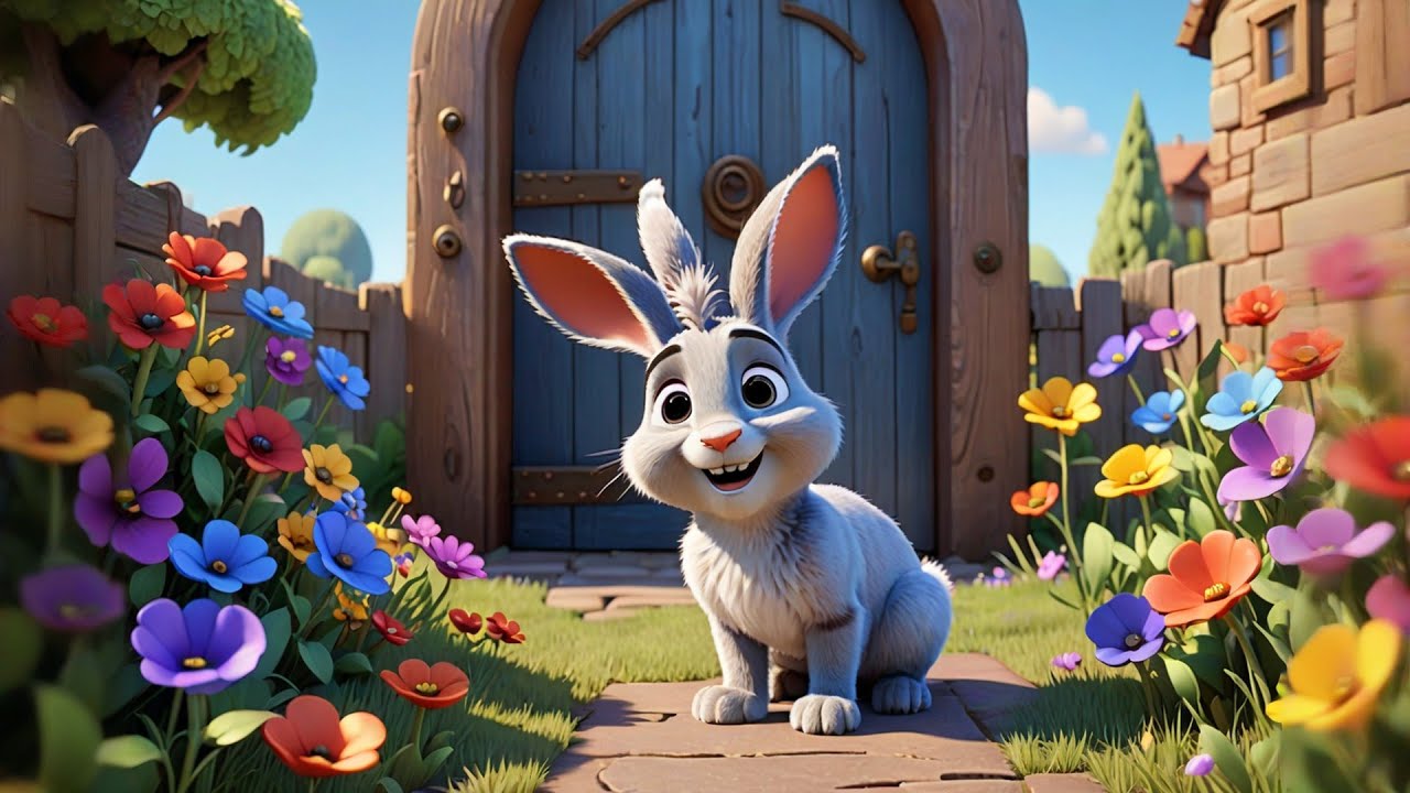 The Bunny Who Found a Magic Key 🐰🗝️ | Fun Kids Song | Nursery Rhyme