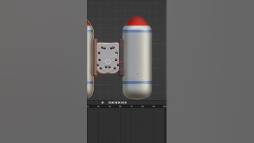 #Shorts 3D Modeling in a Blitz: JetPack Cartoon Tutorial #Animation #tutorial #3DModeling #blender