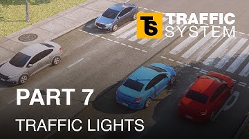 Mobile Traffic System #7 - Traffic lights intersection - Unity 2021