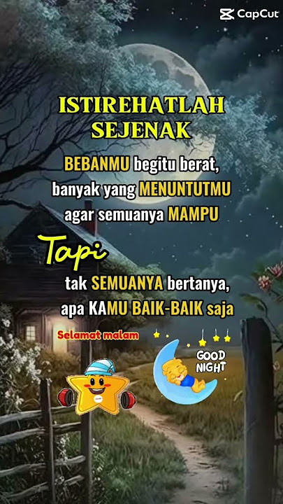 Selamat Malam Good Night 🌙 #assalamualaikum #malaysia #pulaupinang #selamatmalam #malamminggu