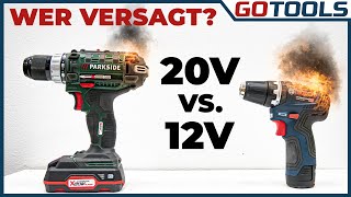 🔥 Akkuschraubervergleich 20V Parkside vs 12V Bosch GSR - das glaubt Ihr nie! 🔔 inkl. Verlosung 🔔