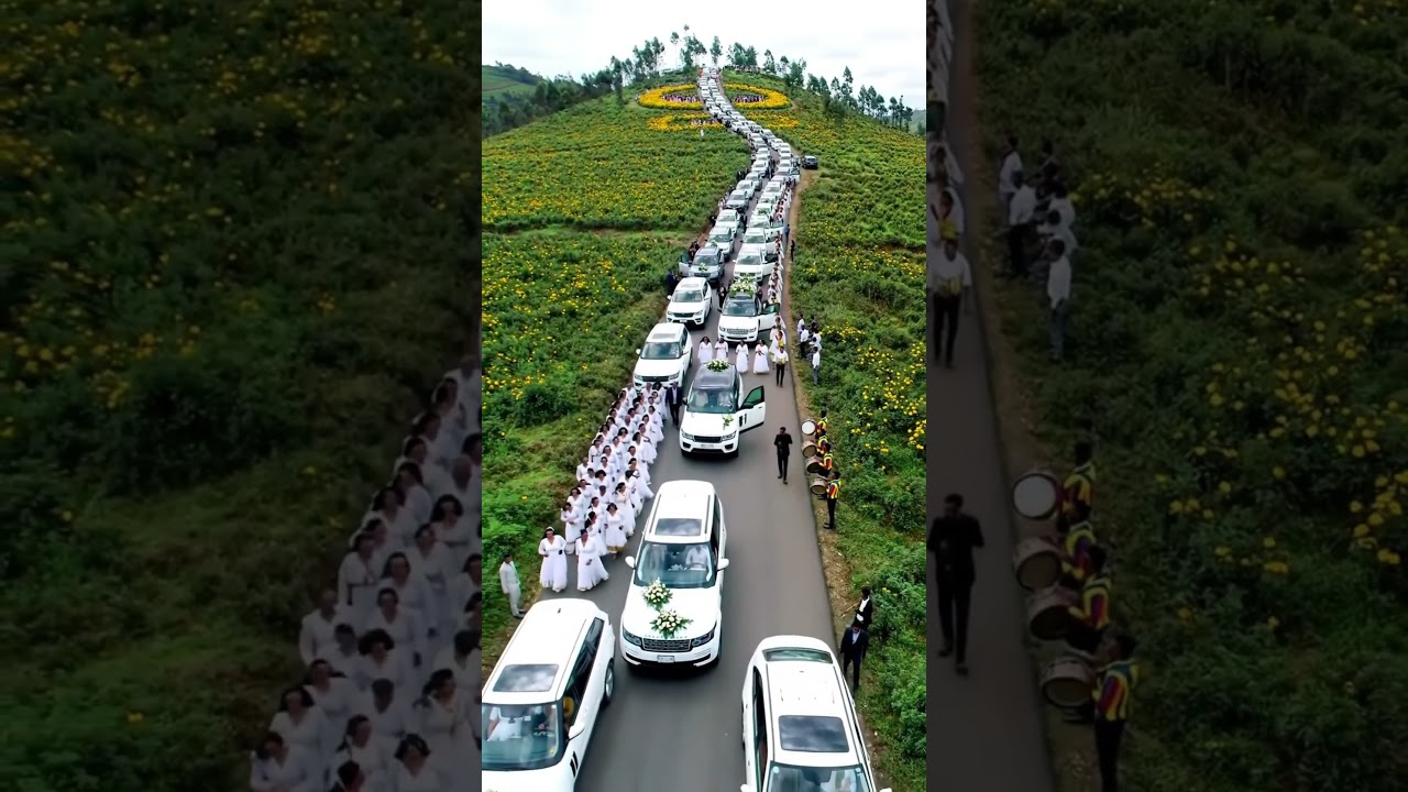 EPIC Ethiopian Wedding 💛 | The Golden Hill Ascent