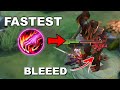 ARGUS FASTEST JUNGLE WITH THE NEW BLEED EFFECT | ARGUS BEST BUILD | MLBB