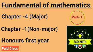 Real Number System (বাস্তব সংখ্যা) | Honours 1st Year | Fundamental of Mathematics | Chapter-4
