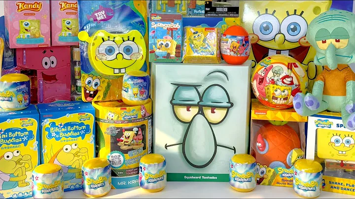 ASMR 40+ Minutes SPONGEBOB SquarePants Mega Mystery Unboxing Toy Surprise!! DIY No Talking