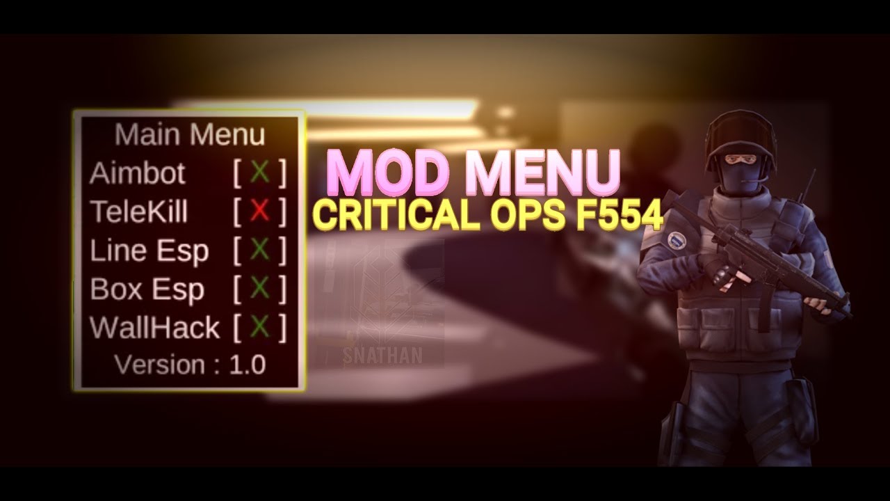 free critical ops mod menu