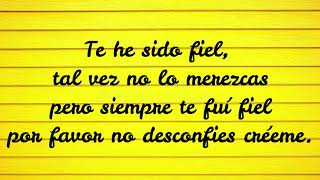 No, por favor - José Velez (con letra)