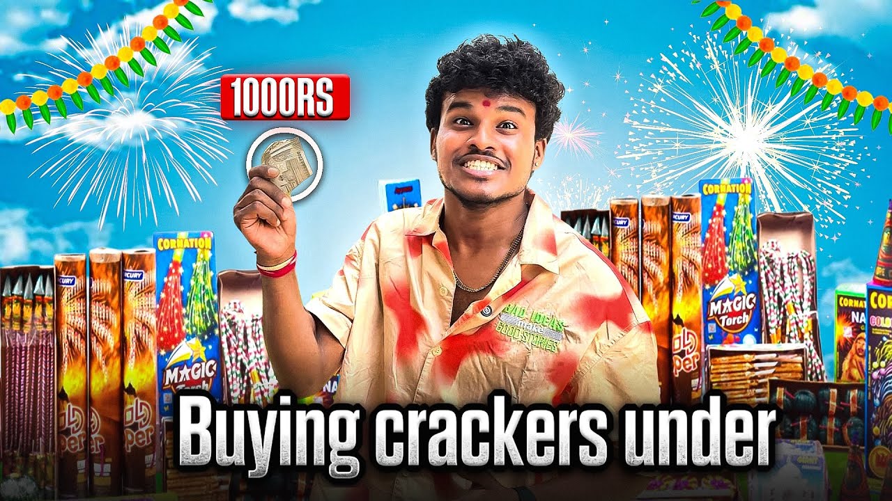Buying all crackers Diwali blast || Bhargav Bashapaka || actorbhargav 