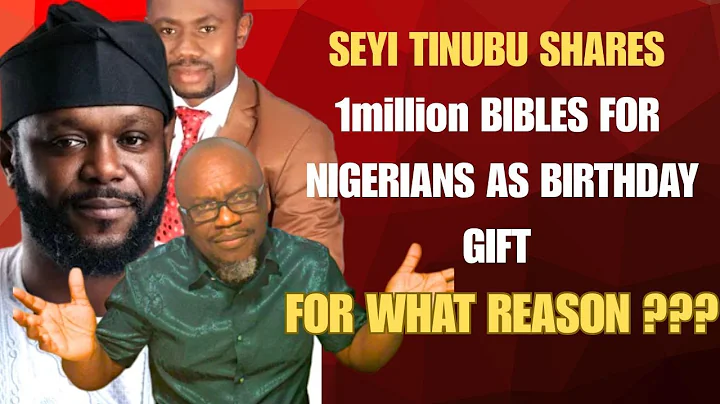 Seyi Tinubu Shares 1 million copies of Bibles to Nigerian Youths as Birthday Gift! For What Reason?