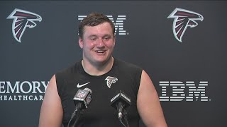 Here's what Falcons lineman Chris Lindstrom bought first with his new contract