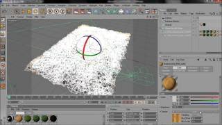 Creating striped lawn with Cinema4D