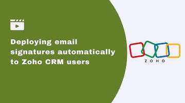 Managing Email Signatures for Zoho CRM Users Using Automation