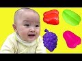 Johny johny yes papa with baby cute at indoor playground for kids and family fun - ジョニージョニーはいパパ