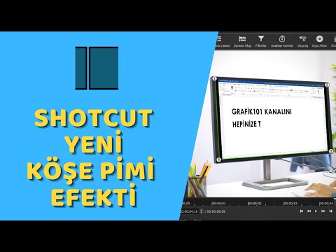 Shotcut - Köşe Pimi Efekti