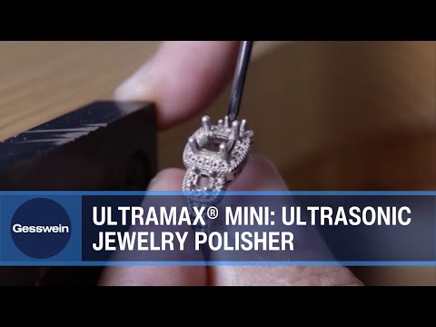 Introducing the Ultramax Mini Ultrasonic Polishing System for Jewelry!