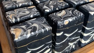 Мыло с нуля «Активированный уголь и глина». Холодный способ. Activated charcoal and clay soap.