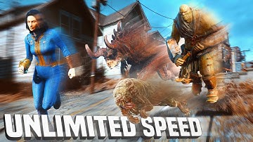 Fallout 4 But Every Minute The Game Gets FASTER…