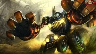 Blitzcrank on Urf - Spawncamping scumbag #1