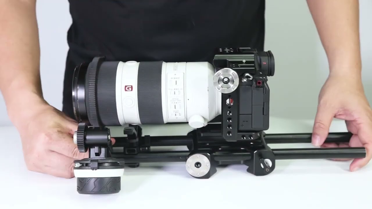 Niceyrig Base Plate Kit (Arri Style Clamp) with Arri Rosette Mount & Dual Rod Clamp(15mm)