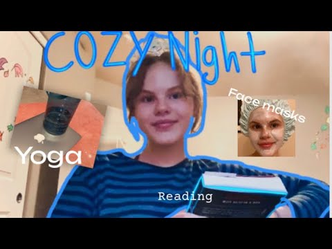  COZY NIGHT IN MY LIFE〰️ 𝚏𝚊𝚌𝚎𝚖𝚊𝚜𝚔𝚜, 𝚛𝚎𝚊𝚍𝚒𝚗𝚐 𝚊𝚗𝚍 𝚢𝚘𝚐𝚊! ☆ - YouTube