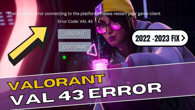 Valorant error codes explained