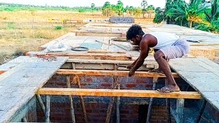 Roof slab construction | Roof centring working process | PART-2 | Sree Hari Constructions