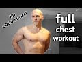 Calisthenics Chest Workout At Home (No Equipment)