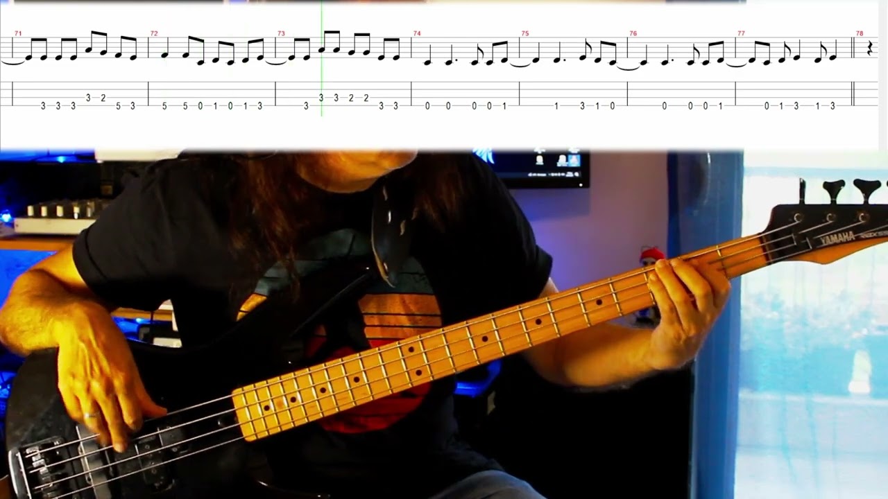 Dio - Rainbow In The Dark - Bass Cover with Tab and Score