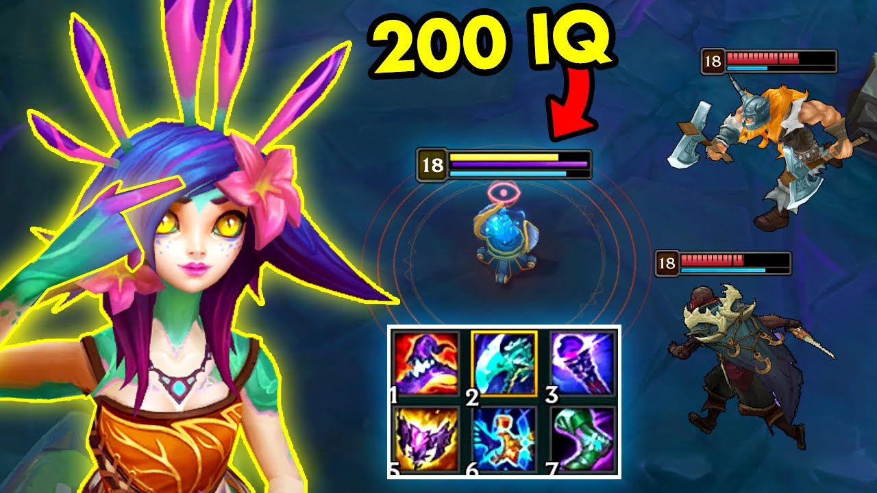 200 IQ NEEKO PLAYS — Лучший монтаж переработанной Нико — League of Legends