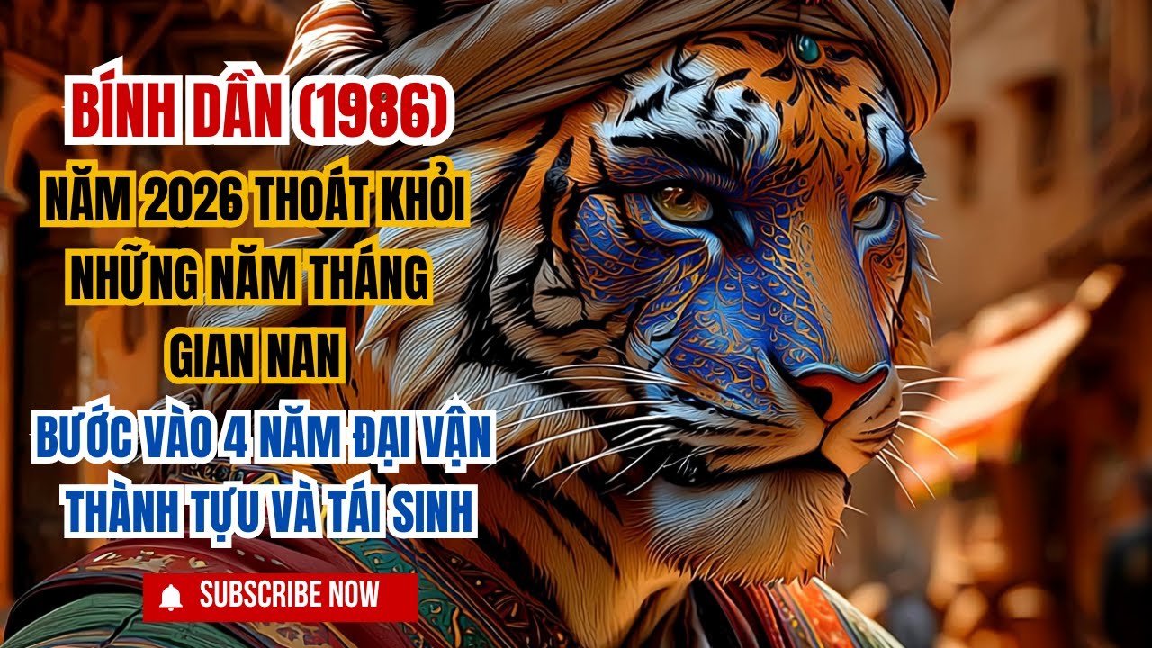 🐯🐯🐯Bính Dần (1986) - Năm 2026 Thoát Khỏi Gian Nan : Bước Vào 4 Năm Đại Vận Thành Tựu và Tái Sinh