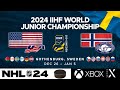 WJC 2024 - #5 - Group B - U.S.A. vs Norway