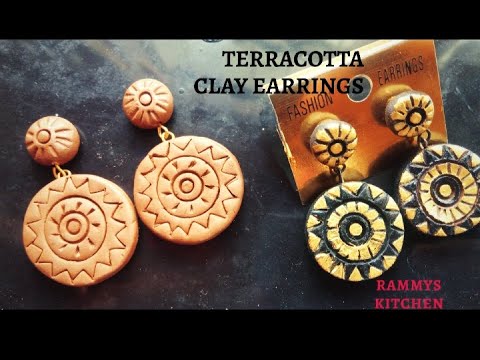 Flipkart.com - Buy SANTIPURI Handmade Terracotta Earrings Set | Clay Earring  | Terracotta Jewellery (1 Pair) Terracotta Drops & Danglers Online at Best  Prices in India