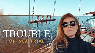 DIARRHEA ON DECK | New Steering Cable + Work on Our 1976 Tayana 37 Sailboat (Ep. 46)