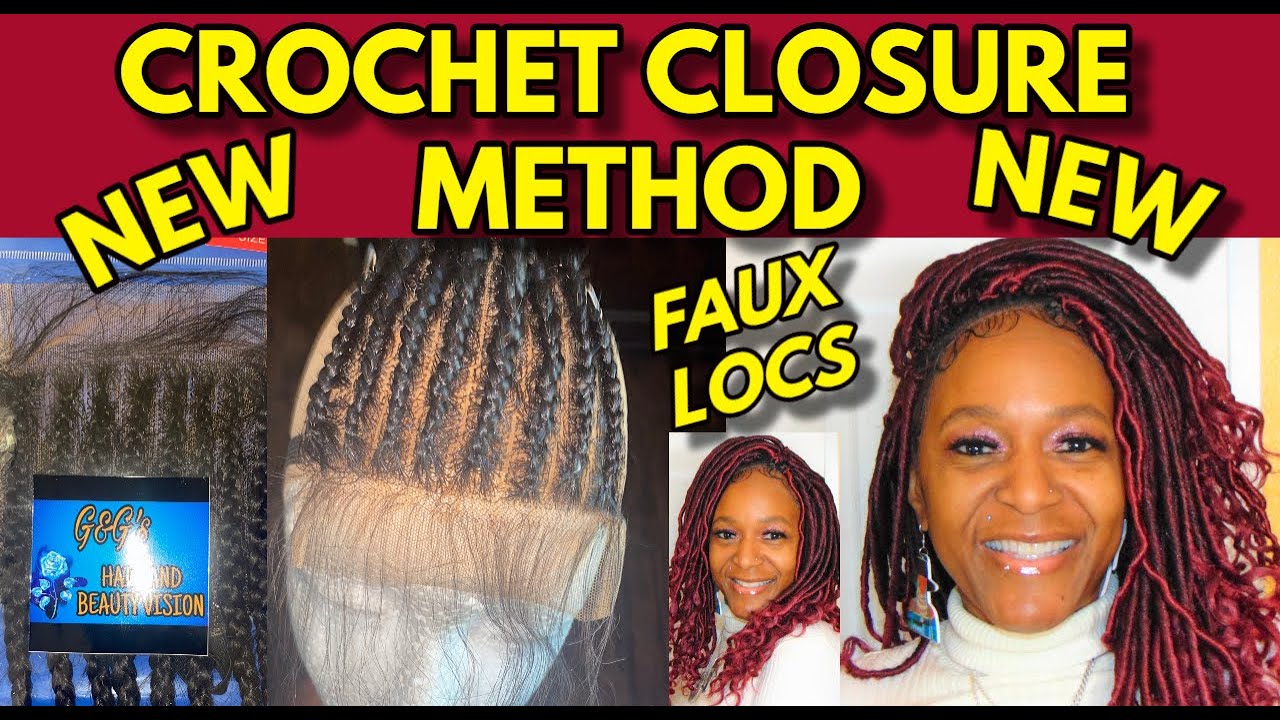 NEW CROCHET BRAID CLOSURE METHOD GODDESS LOCS FOR ALOPECIA SHORT & THIN HAIR