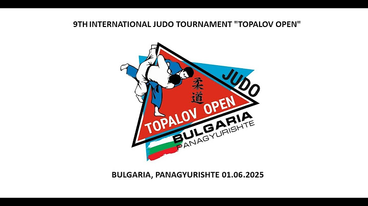 TATAMI 1 - 9TH INTERNATIONAL JUDO TOURNAMENT "TOPALOV OPEN", BULGARIA, PANAGYURISHTE, 01.06.2025