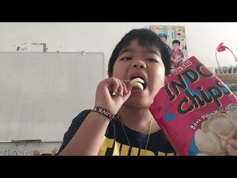 Video Ăn bánh bim bim oishi indo chips ! Vị phồng mực... - youtube