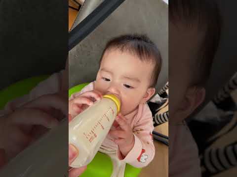 今日もグビグビ🍼💕#Baby #ぴすぴすチャンネル #可愛い #赤ちゃん #asmr #milk #生まれてきてくれてありがとう