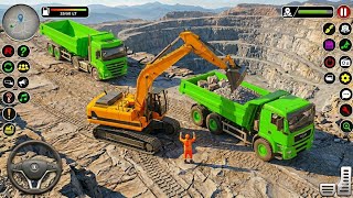 🚧City Road Construction Simulator 3D 👷 | Heavy Excavator & Truck - Android Gameplay screenshot 2