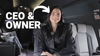 Inside Designer Private Jet All-Matte Black Gulfstream G450