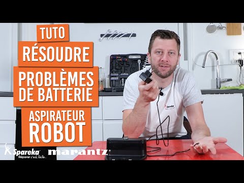 Problèmes de batterie sur un aspirateur robot Marantz - diagnostic et réparation