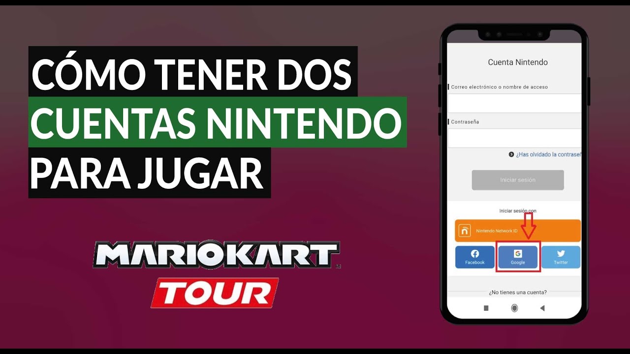Cómo Crear o Tener dos Cuentas Nintendo para Jugar en Mario Kart Tour |  Mira Cómo Se Hace