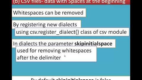 6/9 Chapter 13 Python and CSV Files