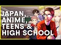 Why is there so much high school anime  salari