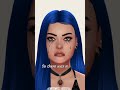 Her beatiful blue hair off 🎶💙 #thesims4 #thesims #sims4 #gaming #sims4gettogether #simstok