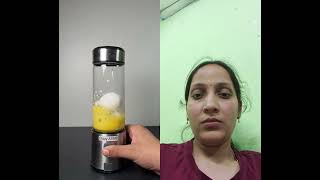 Egg vs portable blender #trendingshorts #experiment #ytshorts